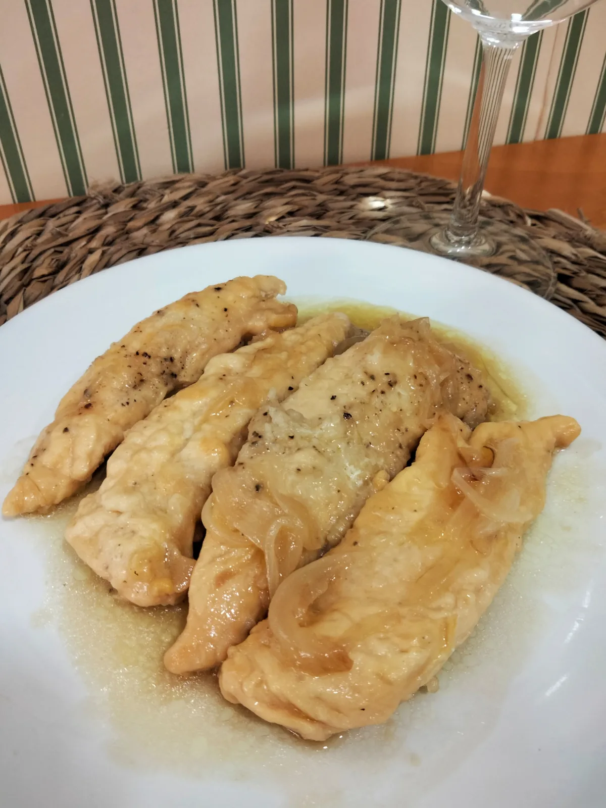 Solomillos de pollo a la cerveza