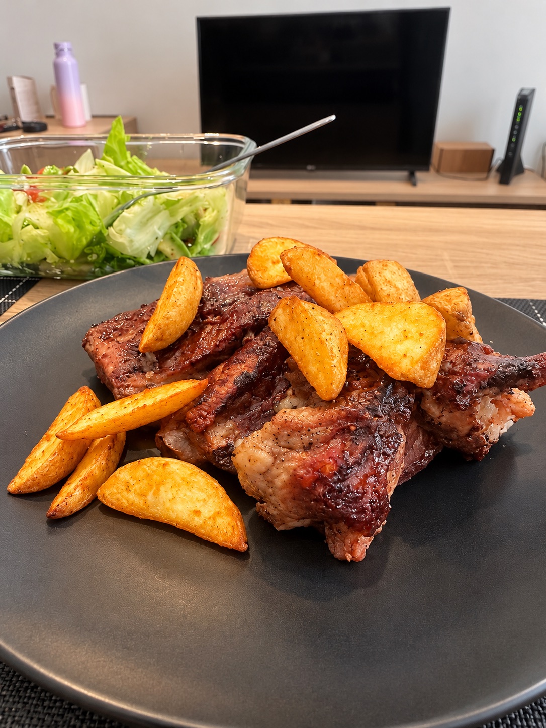 Costillas de cerdo al horno